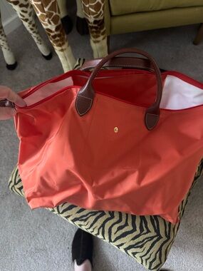 Womens Orange Longchamp XL
